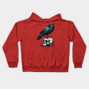 Edgar Allen Crow Kids Hoodie